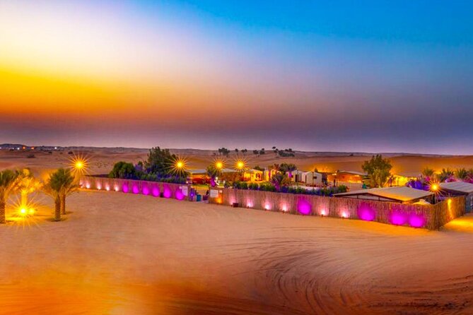 Dubai Desert Safari 4x4 Dune Bashing with Camel Riding - Sandboarding on the dunes