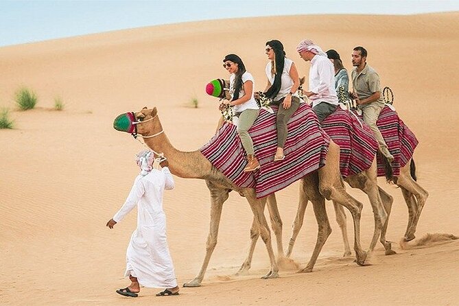 Dubai Desert Safari Adventure, 60mins ATV, Camel Ride, Shows, BBQ - The Evening Camp And BBQ Buffet