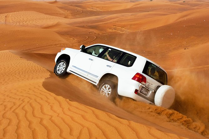 Dubai Desert Safari and Buffet Dinner with PRIVATE Transfer - The ride from Dubai to the golden dunes