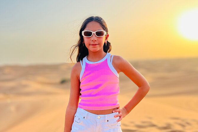 Dubai Desert Safari, BBQ, Live Shows, Camel, Sandboard (7-Hours) - Camel Ride, Henna, Falcon Photos, and Camp Customs