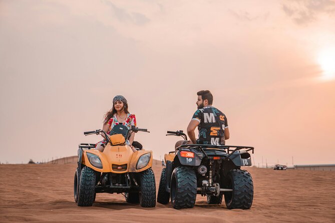 Dubai Desert Safari Camel Ride Sand Boarding BBQ Dinner - Pickup from Dubai and the ride toward the dunes