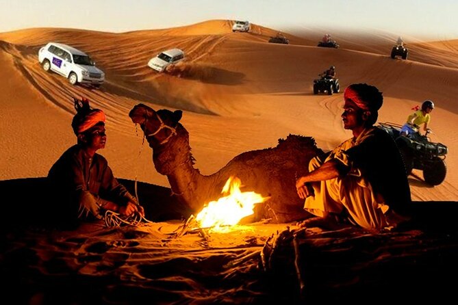 Dubai Desert Safari Dune Bashing, 60min ATV Quad, Camel Ride, BBQ - The ATV ride: open dunes instead of a small circuit