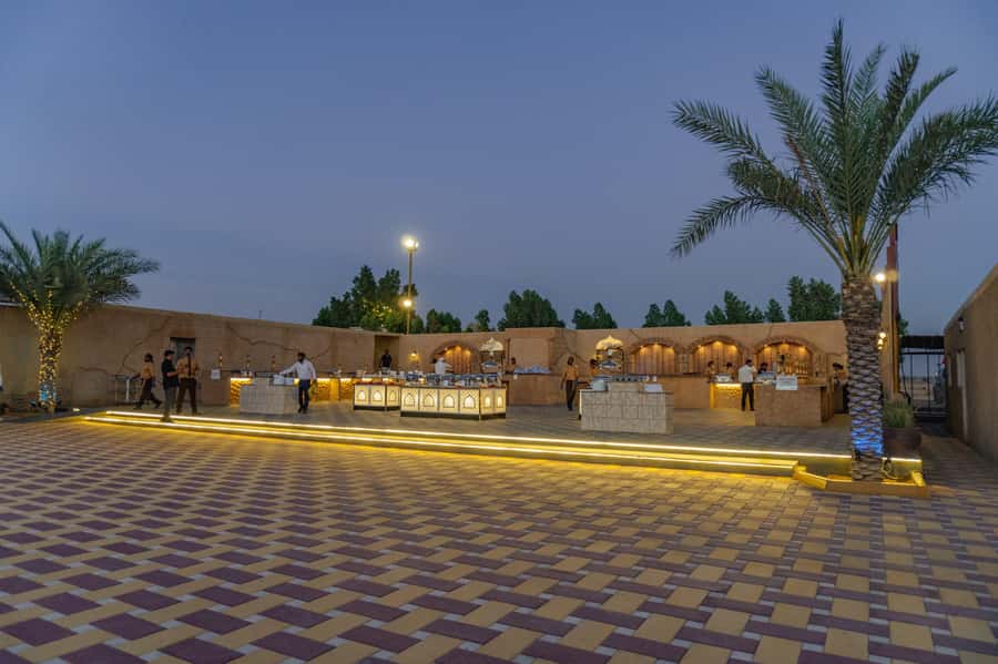 Dubai: Desert Safari or Hatta Tour with Kayaking - The desert camp: food, henna, and evening shows