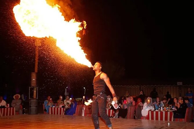 Dubai Desert Safari: Quad Bike, Camel Ride and BBQ Dinner - BBQ buffet, Arabic starters, and drinks