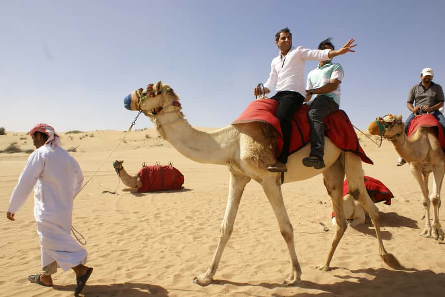 Dubai: Desert Safari, Quad Bike, Camel Ride and Sandboarding - Sunset light and the return drive