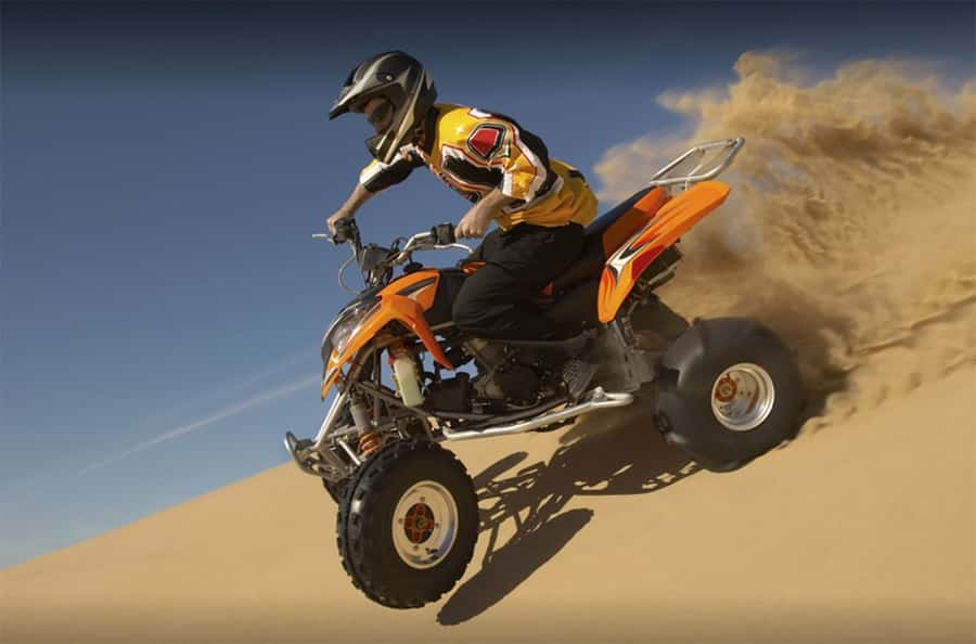 Dubai: Desert Safari, Quad Bike, Camel Ride and Sandboarding - First stop: a short camel ride across the sand