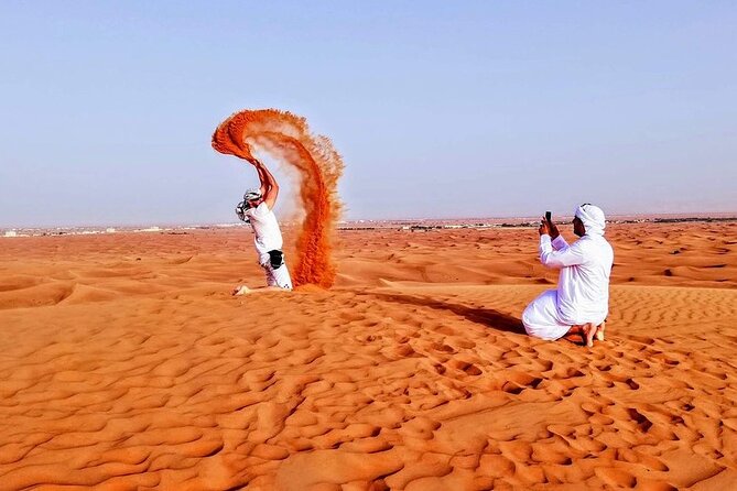 Dubai Desert Safari: Tanoura Show, Dune Bashing and BBQ Dinner - The desert camp mixes tradition with tourist fun