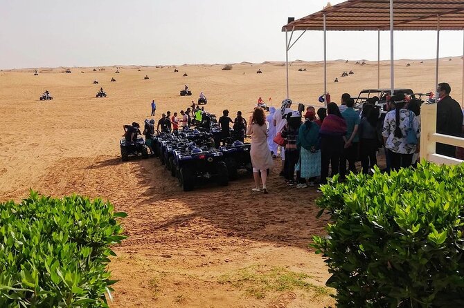 Dubai Desert Safari: Tanoura Show, Dune Bashing and BBQ Dinner - Tanoura and belly dancing keep dinner lively
