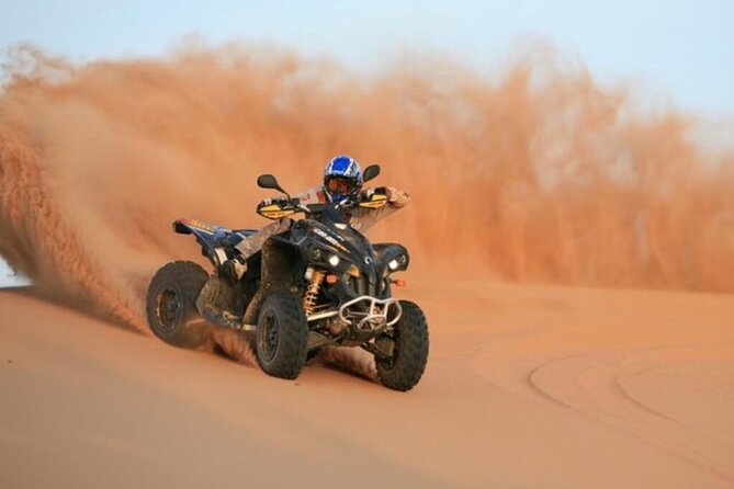 Dubai Desert Safari Tour with Quad Bike for 60mins & BBQ Dinner. - Key points at a glance