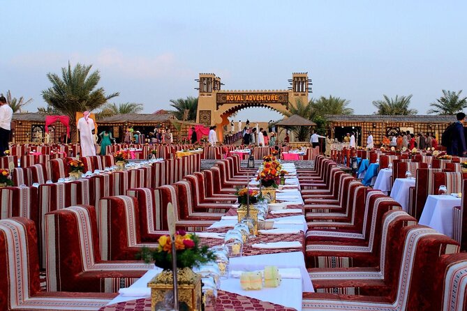Dubai Desert Safari with BBQ and 4WD Land Cruiser Dune Bashing - Arabic coffee, dates, henna, and camp customs
