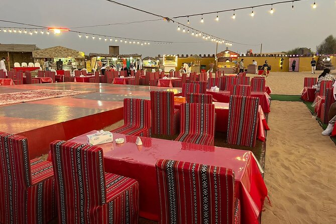 Dubai Desert Safari with BBQ Dinner in red sand - Sunset photographs and the short camel ride