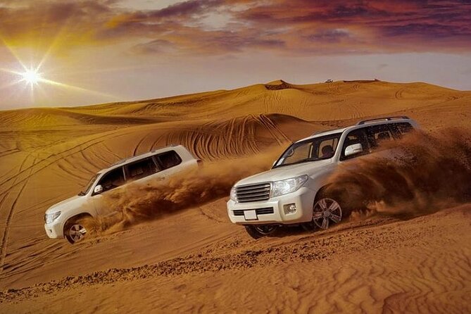 Dubai Desert Safari With BBQ dinner - Rolling dunes and a bumpy 4x4 ride