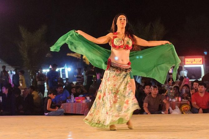 Dubai Desert Safari with Camel Riding and Belly Dance - Buffet dinner, drinks, and the evening program