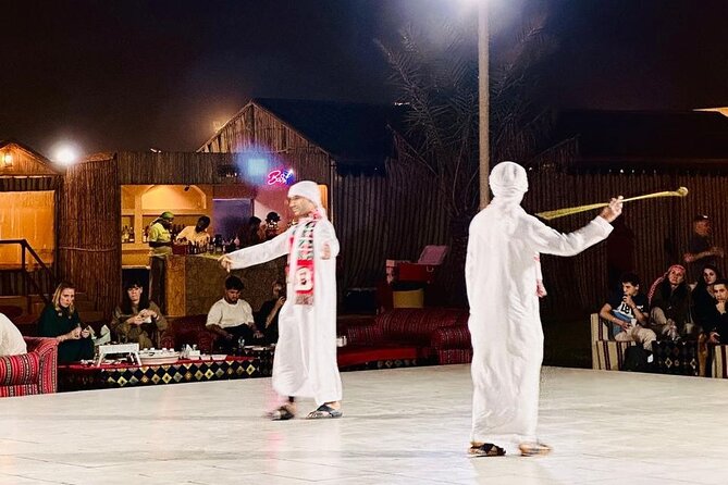 Dubai Desert Safari with Camel Riding, Sandboarding & Dinner - BBQ dinner, coffee, tea, and soft drinks