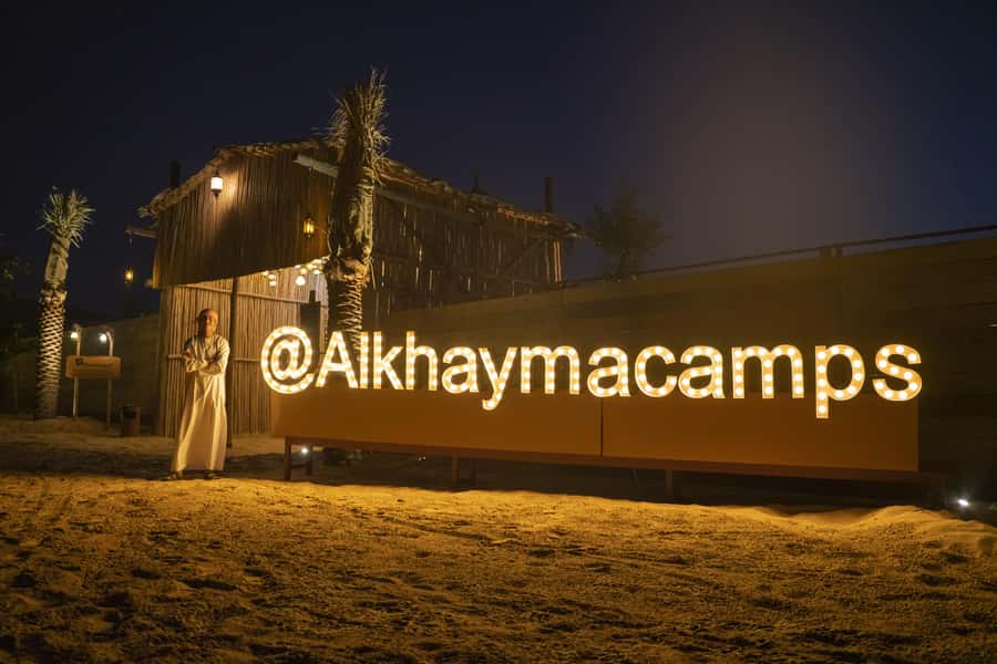Dubai: Desert Safari with Camp, Dinner, & Optional Overnight - Sandboarding for beginners and confident sliders