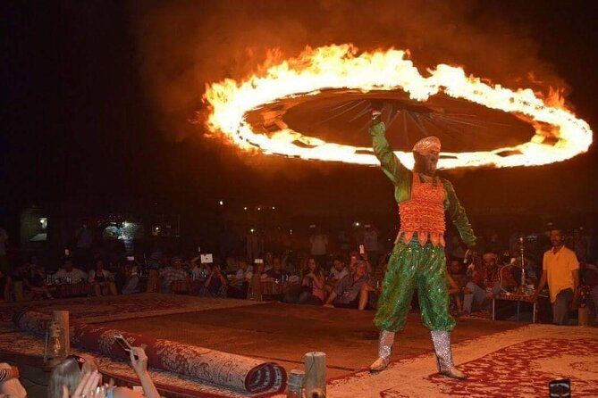 Dubai Desert Safari with Dance show, Sand Boarding, Camel & BBQ - From Dubai hotels to the open dunes