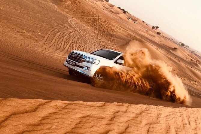 Dubai Desert Safari with Dinner, Camel Ride & Dune Bashing - Leaving Dubai for the red sands of Lehbab