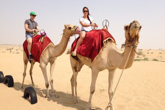 Dubai Desert Safari with Dinner, Camel Ride & Dune Bashing - Dune bashing across Lehbab’s red sand
