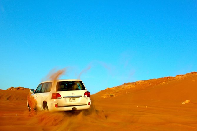 Dubai Desert Safari with Dinner in PRIVATE 4x4 Vehicle - A short camel ride and a glimpse of desert traditions