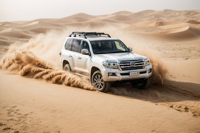 Dubai Desert Safari with Quad Bike, Sand Boarding & BBQ Dinner - Leaving Dubai for Lahbab