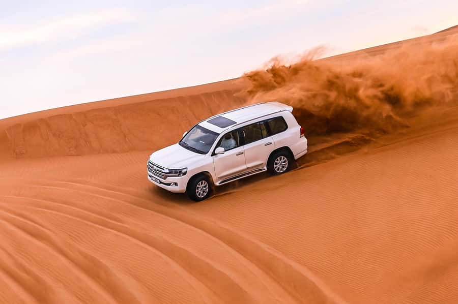 Dubai: Desert Safari with VIP BBQ and Optional Quad Bike - The 40 to 50 minute dune-bashing run