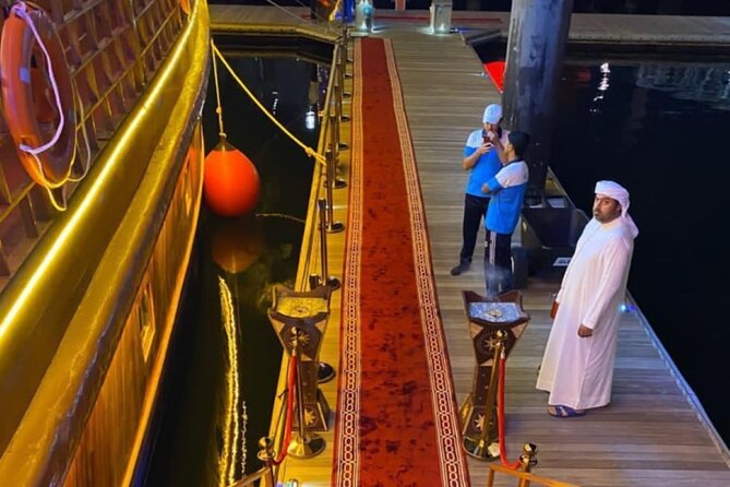 Dubai Dhow Cruise Dinner Al Seef Creek Multicusine - Starting beside Dubai Creek at Al Seef