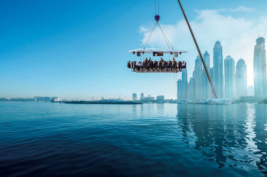 Dubai: Dinner in the Sky Experience - The Lift to 50 Meters