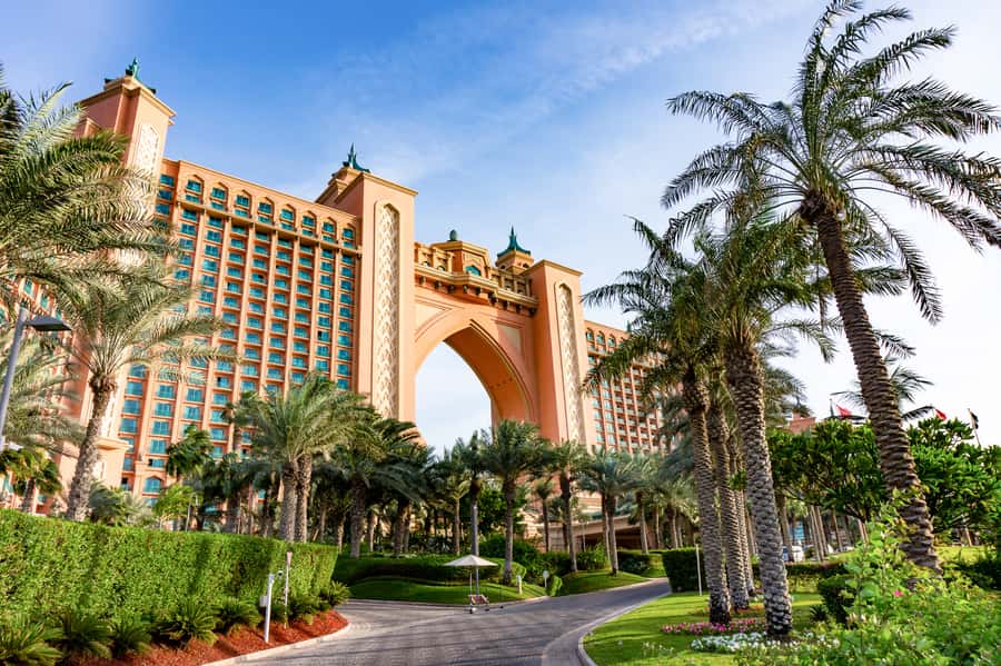 Dubai: Dolphin Encounter & Aquaventure Waterpark Ticket - Thirty minutes in shallow water with a dolphin