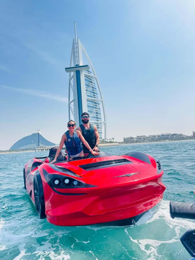 Dubai: Dubai Marina Jetcar Ride - Starting at Fishing Harbour 2