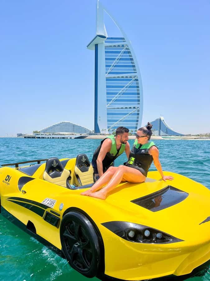 Dubai: Dubai Marina Jetcar Ride - What riding a Jetcar is like