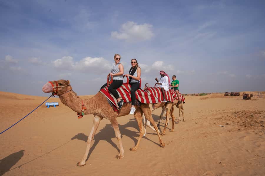 Dubai: Dune Buggy Desert Safari, Camel Ride & Sandboarding - One hour across the Lehbab Desert