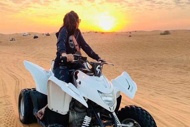 Dubai Dunes Safari With Quad Bike, Camel Ride, BBQ Dinner & Live Shows - How much value do you get for $74.33?