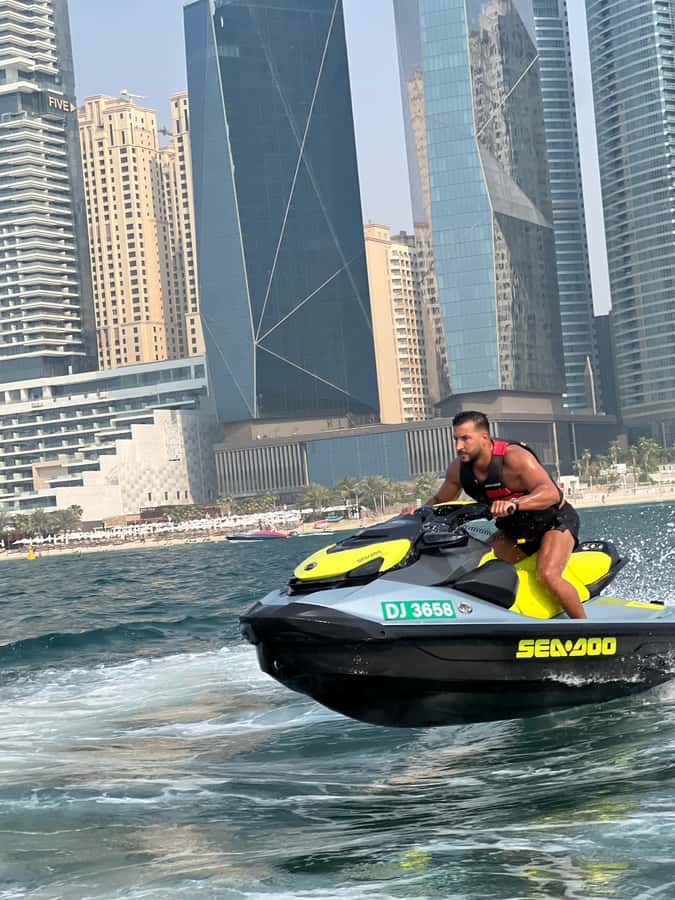 Dubai East: Guided JetsKi Ride with Sound System! - What the 1900cc jetski feels like
