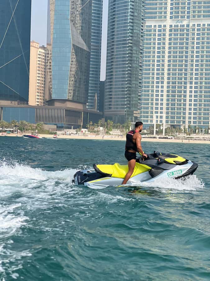 Dubai East: Guided JetsKi Ride with Sound System! - Photos, water, and practical comforts