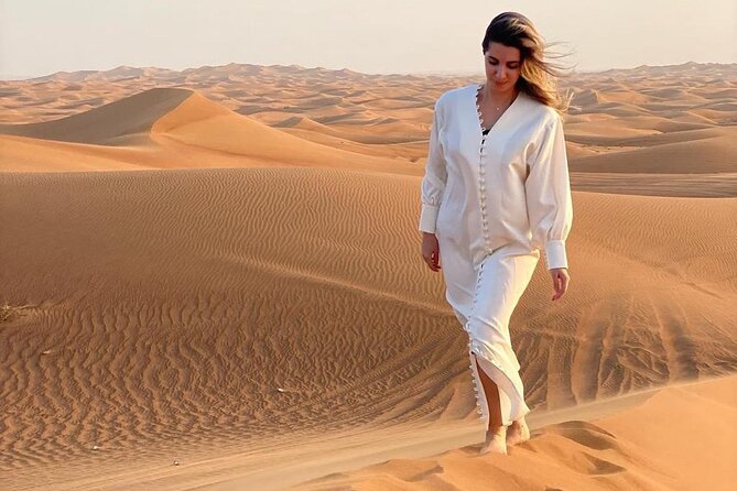 Dubai Evening Desert Safari & BBQ Dinner - From Dubai streets to Lahbab’s red dunes