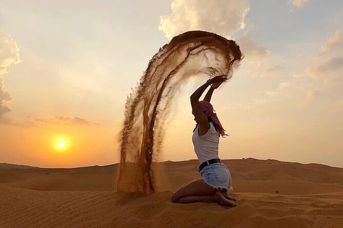 Dubai Evening Desert Safari - Private - Belly dancing, tanoura, and fire shows close the night