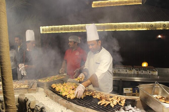 Dubai Evening Desert Safari With BBQ Dinner at Arabian Heritage - BBQ buffet and a full evening of live shows