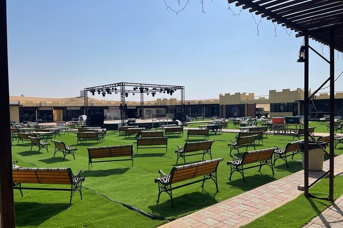Dubai Evening Desert Safari With Transfers Dune Bashing & Dinner - BBQ dinner under the stars
