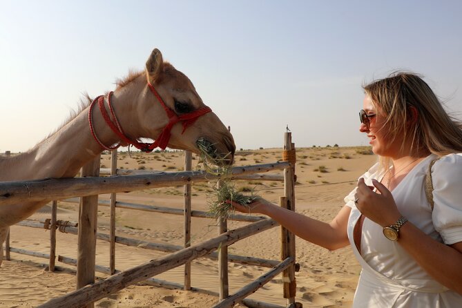 Dubai Evening Heritage Safari by Vintage G Class Al Marmoom Oasis - Arabic coffee, flatbread, and the evening meal