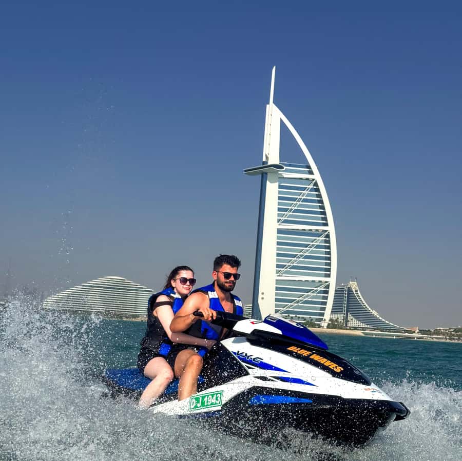 Dubai: Experience Jet Ski to Burj Al Arab +PICTURES & VIDEOS - Meeting At Fishing Harbour, Then Moving To Jumeirah 1