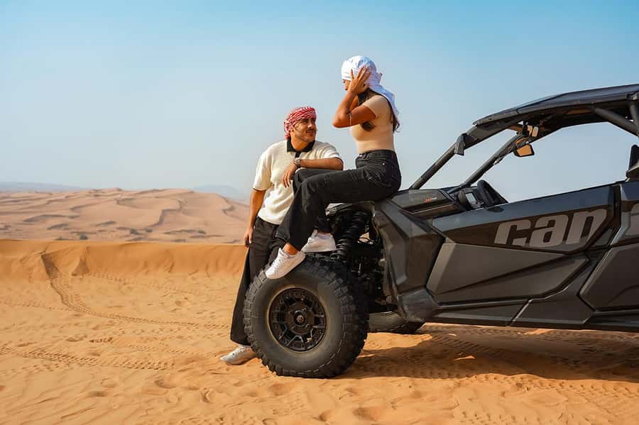 Dubai: Extreme Can-Am Buggy Desert Safari Adventure - The optional camp, BBQ, and evening shows