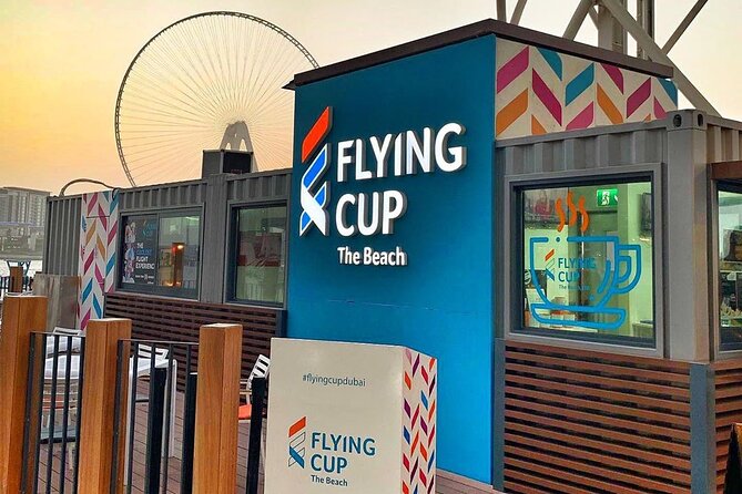 Dubai Flying Cup At JBR Beach - Coffee, tea, snacks, and the dining claim