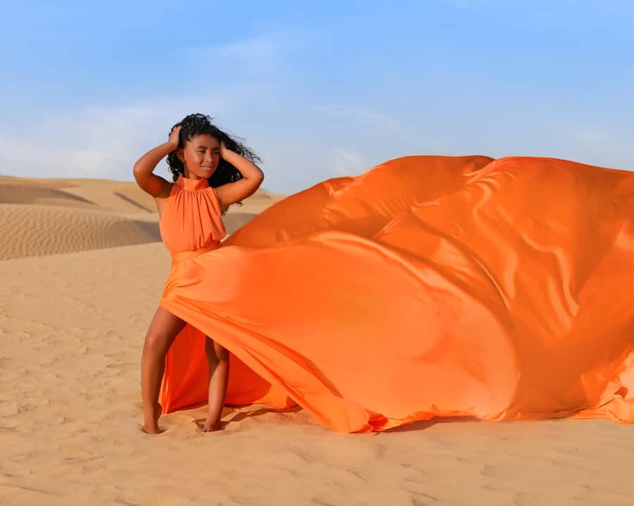 Dubai: Flying Dress Photoshoot Experience - Leaving Dubai for the desert