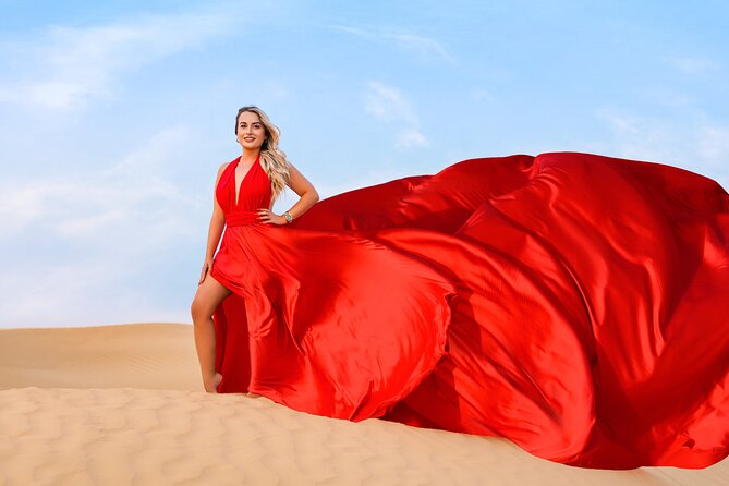 Dubai Flying Dress Private Photoshoot in the Desert - What You Are Really Buying for $898.72