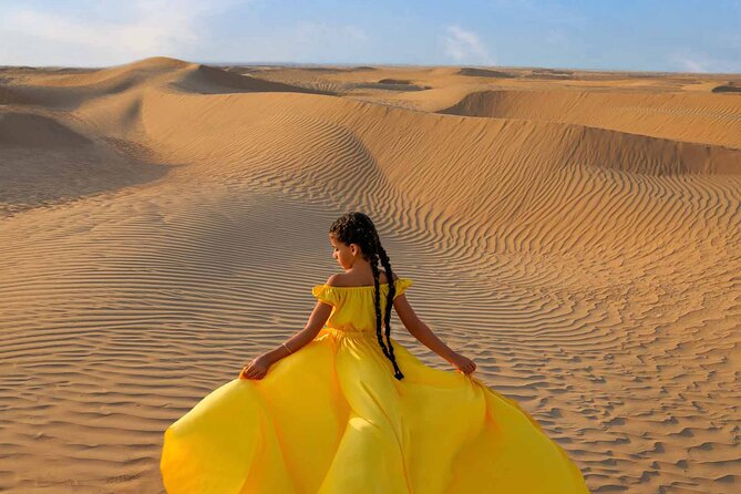 Dubai Flying Dress Private Photoshoot in the Desert - Getting Every Original Photo Within 24 Hours
