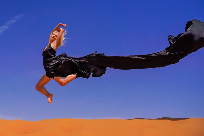 Dubai: Flying Dress with Photography and Exciting Dune Activities - The two-hour ride from Dubai to the dunes