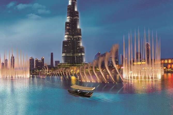 Dubai Fountain Show Boat Lake Ride Ticket - The bridge boardwalk: an easy view without the boat