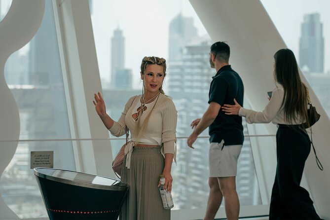 Dubai: Frame Tickets, Creek, Souks & Blue Mosque Guided Tour - Museum of the Future: striking architecture, limited time