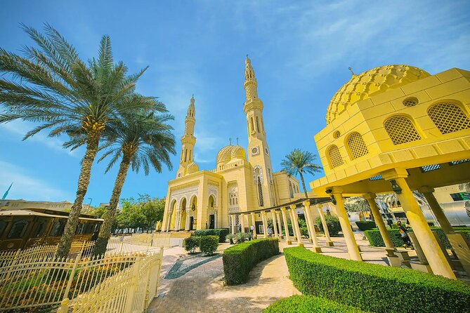 Dubai Full Day City Tour with Abra Boat and Monorail Ride - Burj Al Arab from the beach