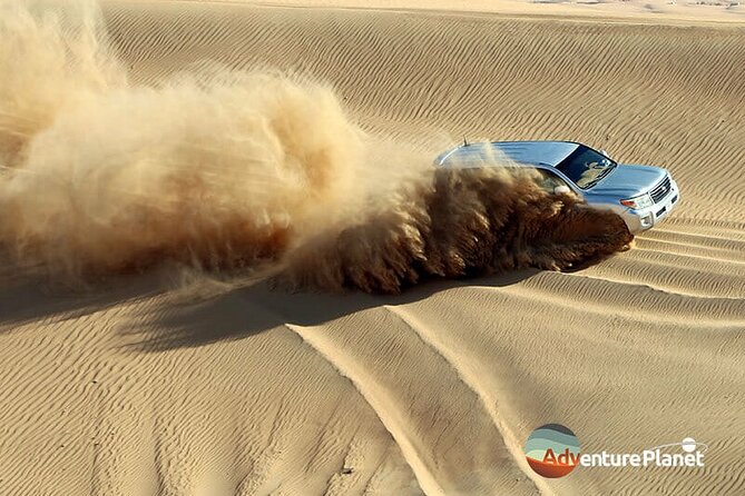 Dubai Full-Day Desert Safari Experience with Live BBQ Dinner - The photo stop and open desert views